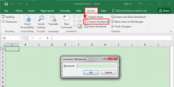 Unprotect excel sheet without password 2017
